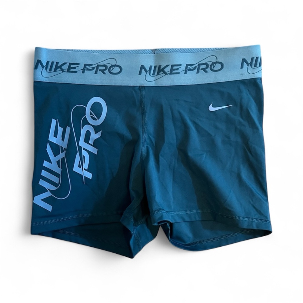 Nike Pro Dri-FIT Light Blue Shorts